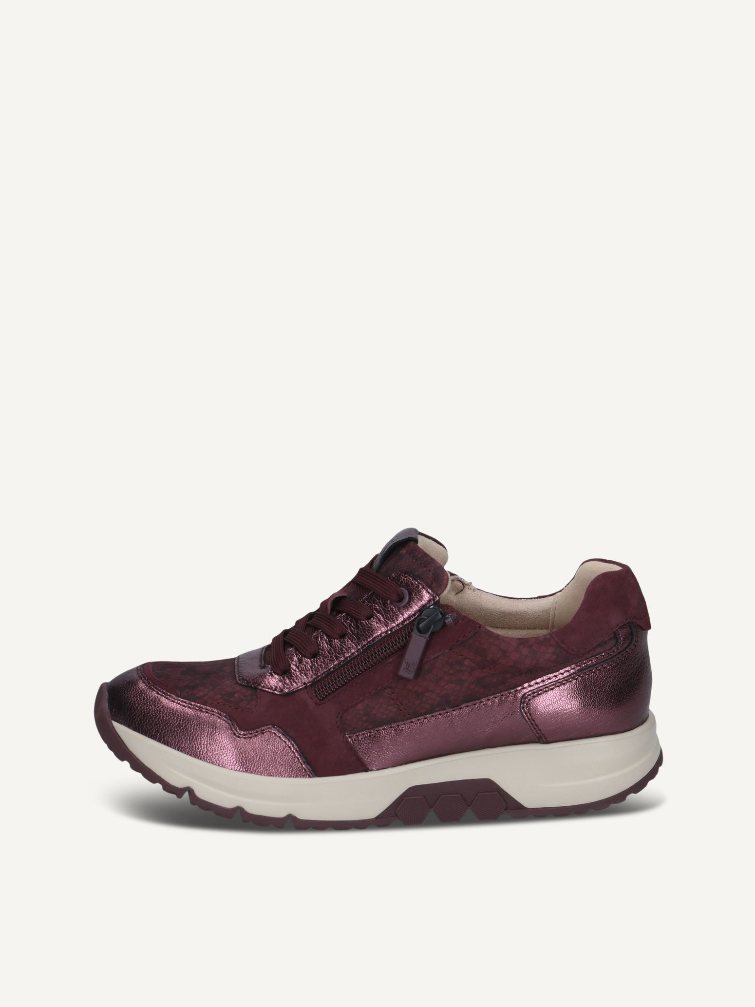 CAPRICE Basket, rouge, en Cuir, P.36