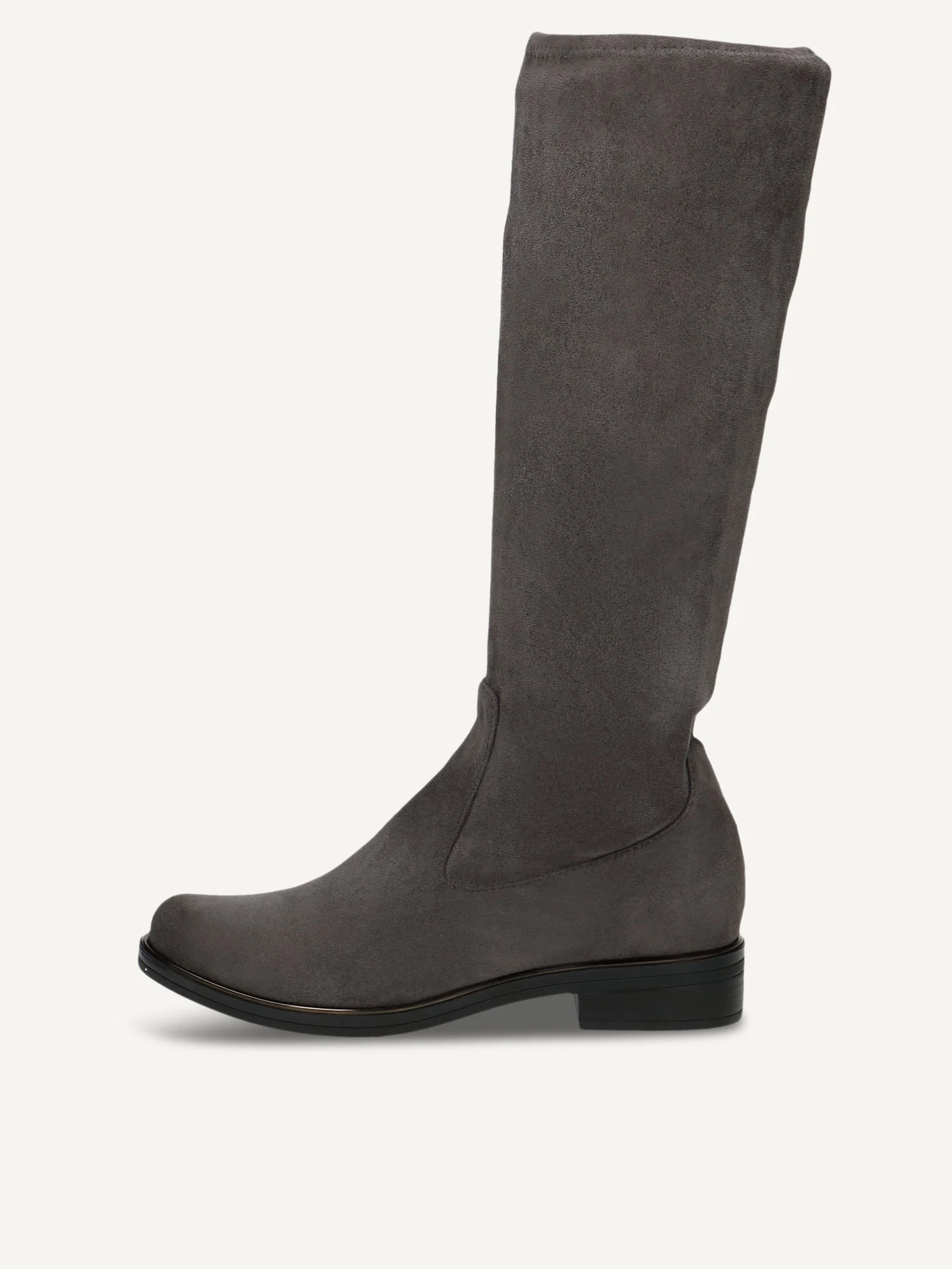 CAPRICE Bottes, gris, en Textile avec Talon bloc, P.38