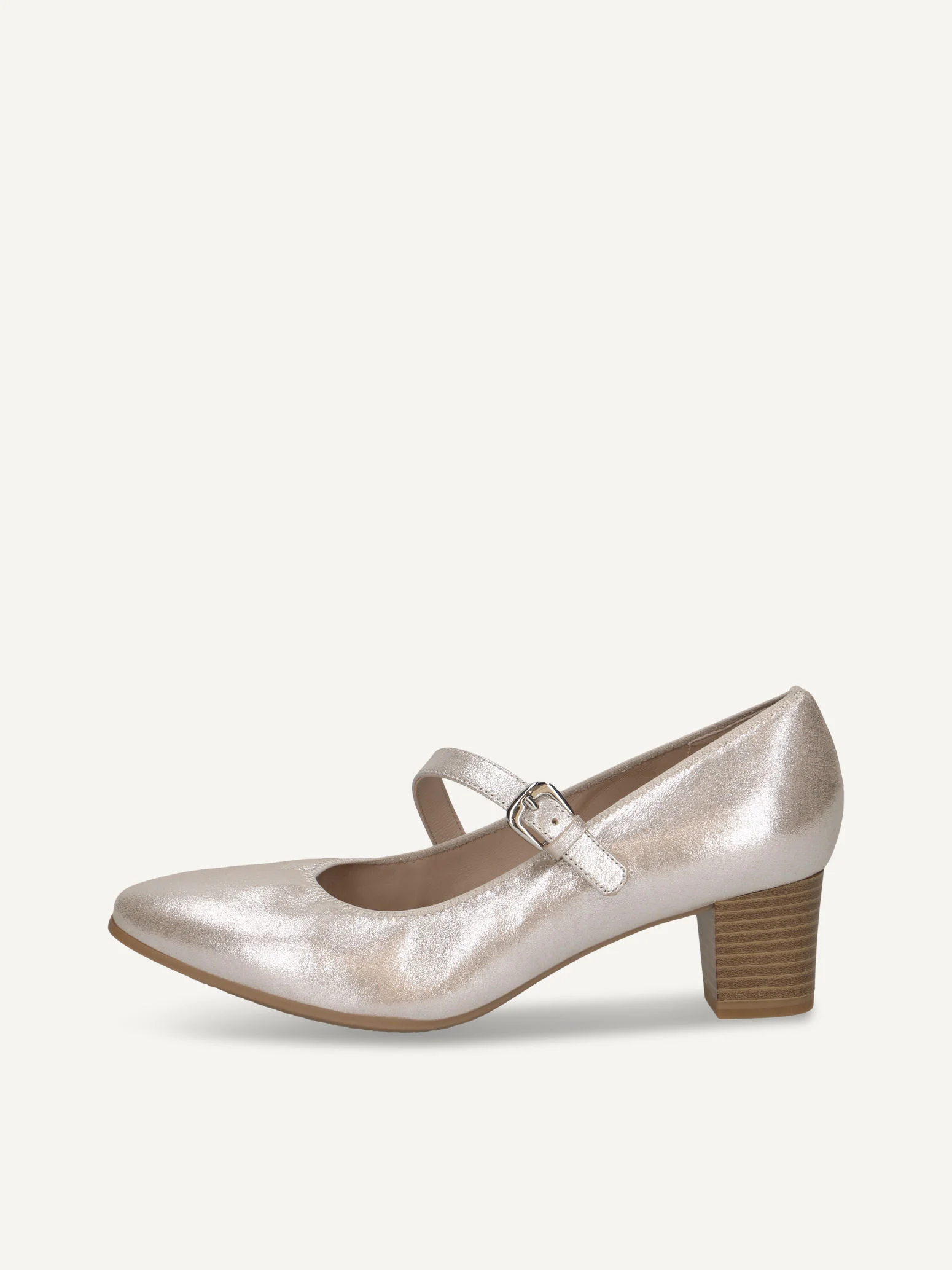 CAPRICE Escarpin, marron, en Cuir avec Talon bloc, P.38.5