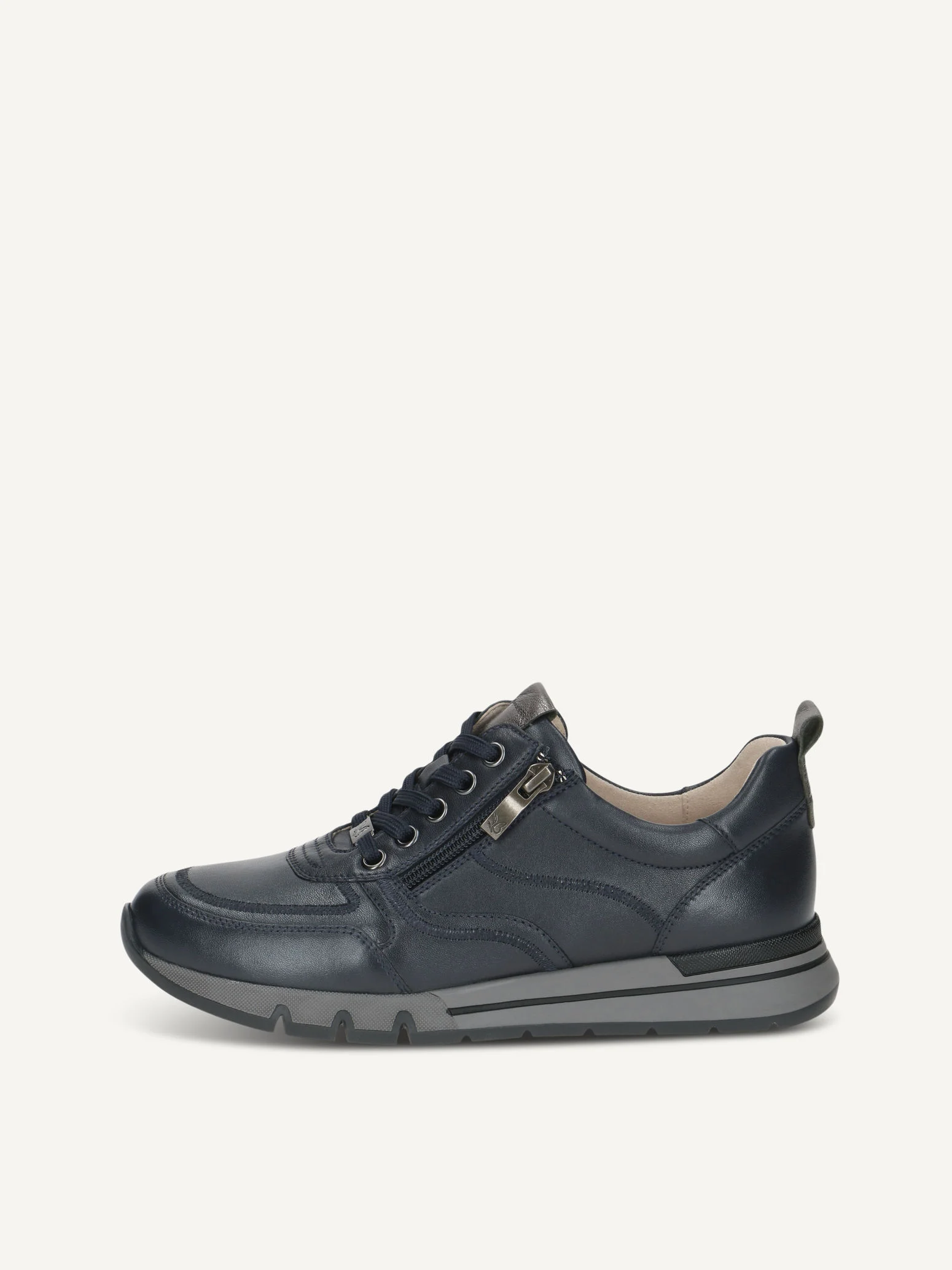 CAPRICE Basket, bleu, en Cuir, P.39