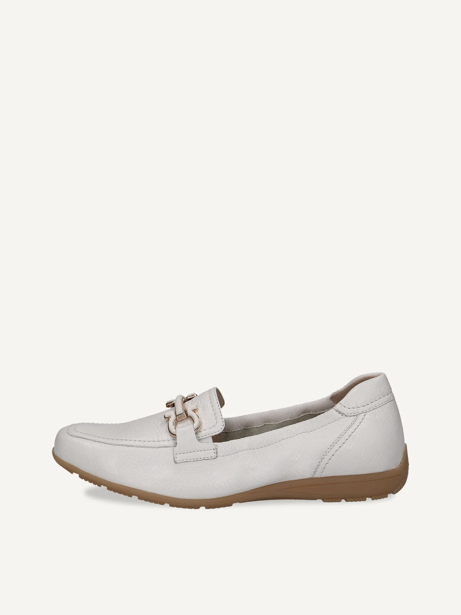 CAPRICE Slipper, blanc, en Cuir, P.40