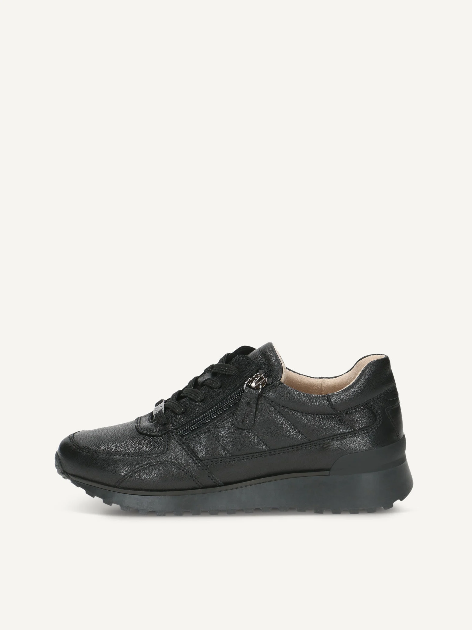 CAPRICE Basket, noir, en Cuir, P.38