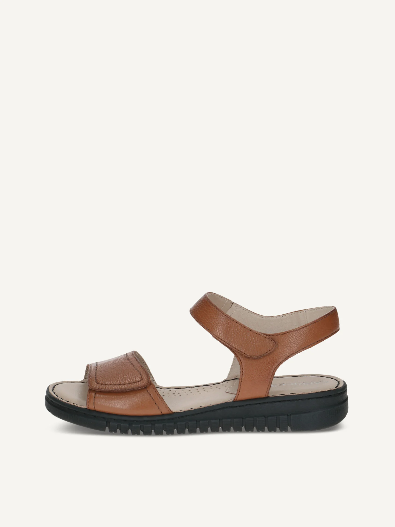 CAPRICE Sandale à talon, marron, en Cuir sans talon, P.39