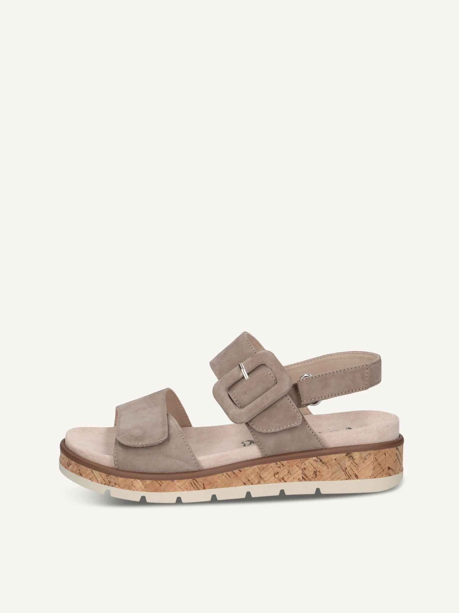 CAPRICE Sandale, marron, en Cuir sans talon, P.39