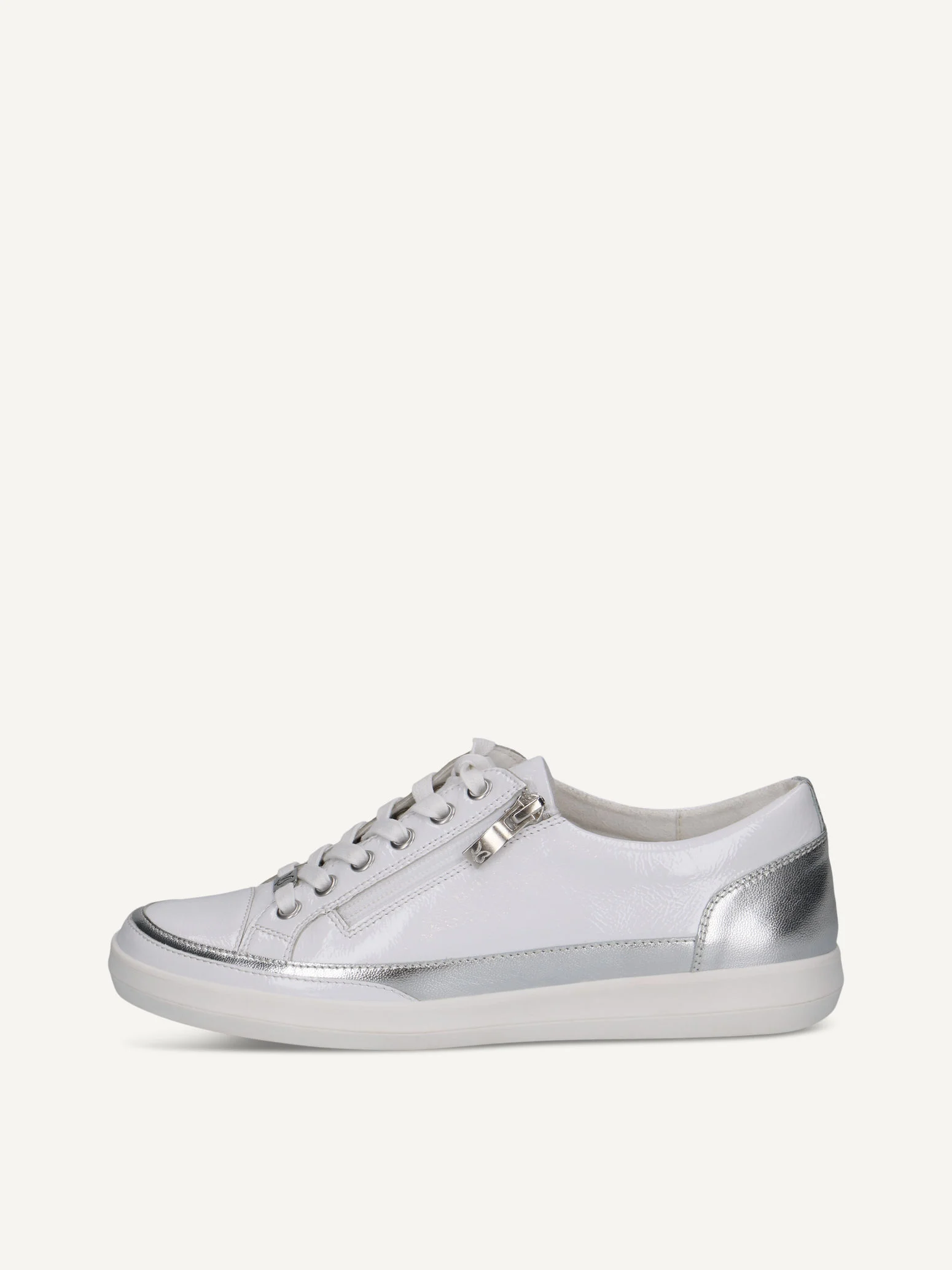 CAPRICE Basket, blanc, en Cuir, P.38