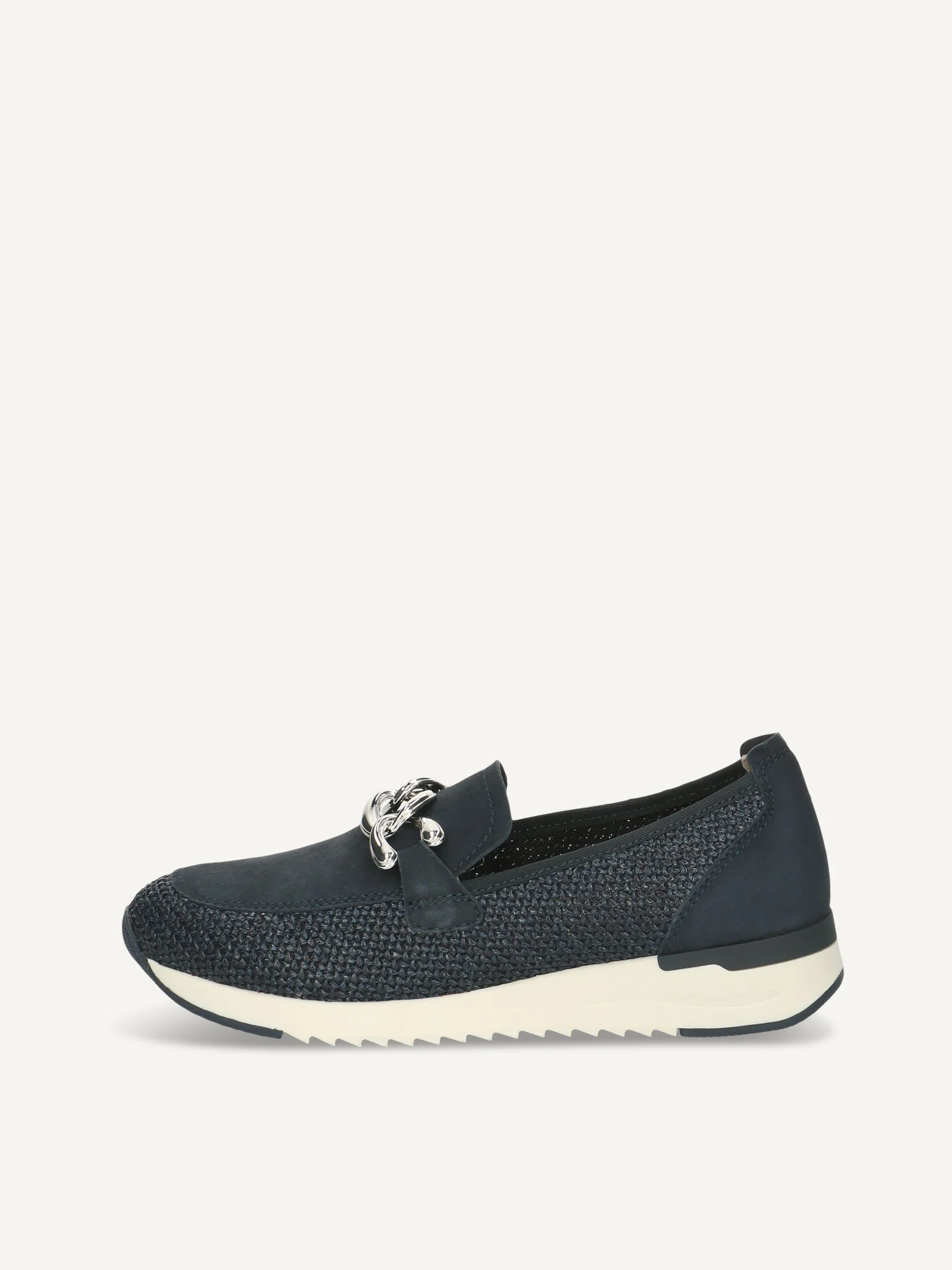 CAPRICE Slipper, bleu, en Mélange de matériaux de cuir et textile, P.38