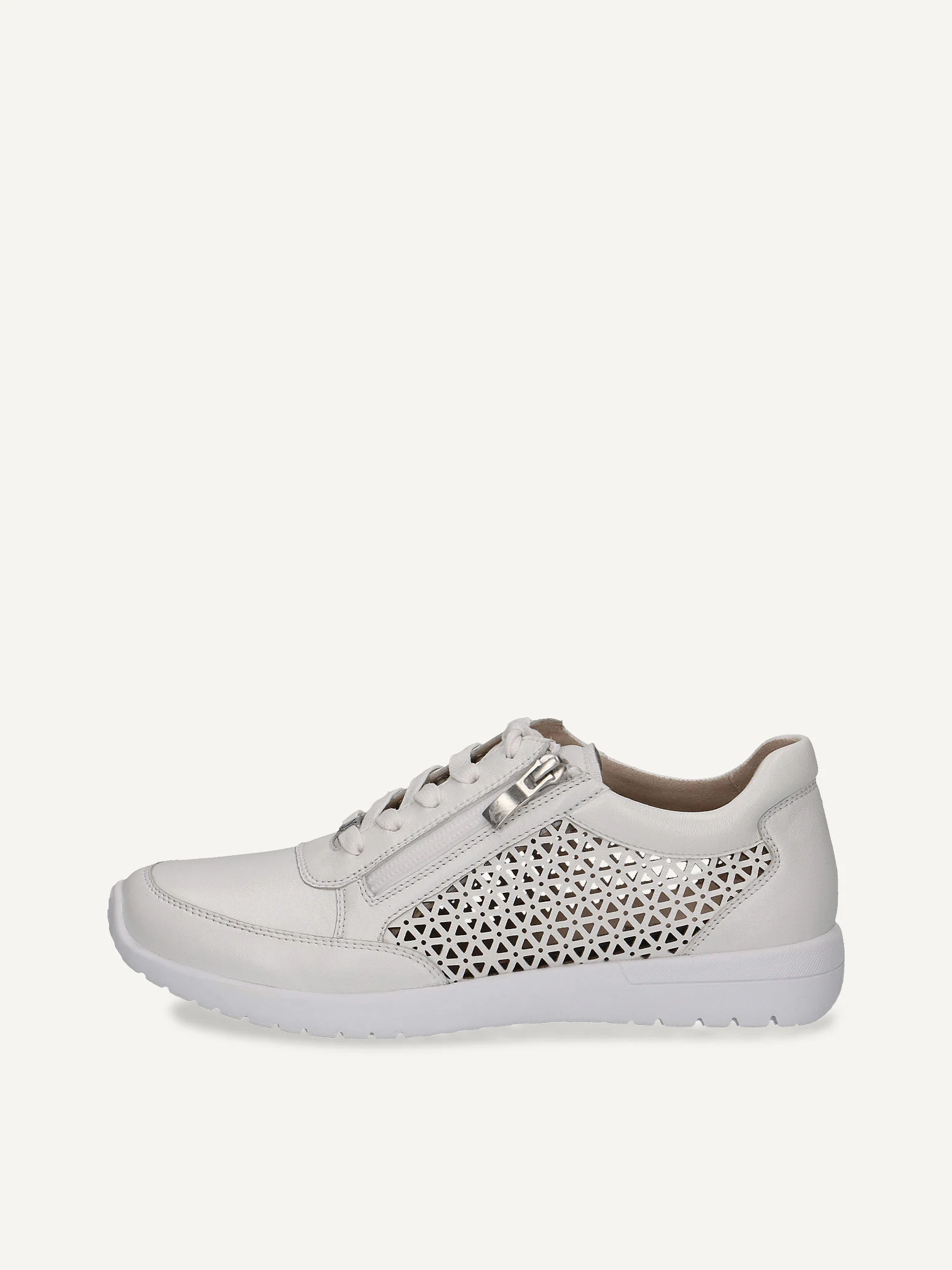 CAPRICE Basket, blanc, en Cuir, P.42