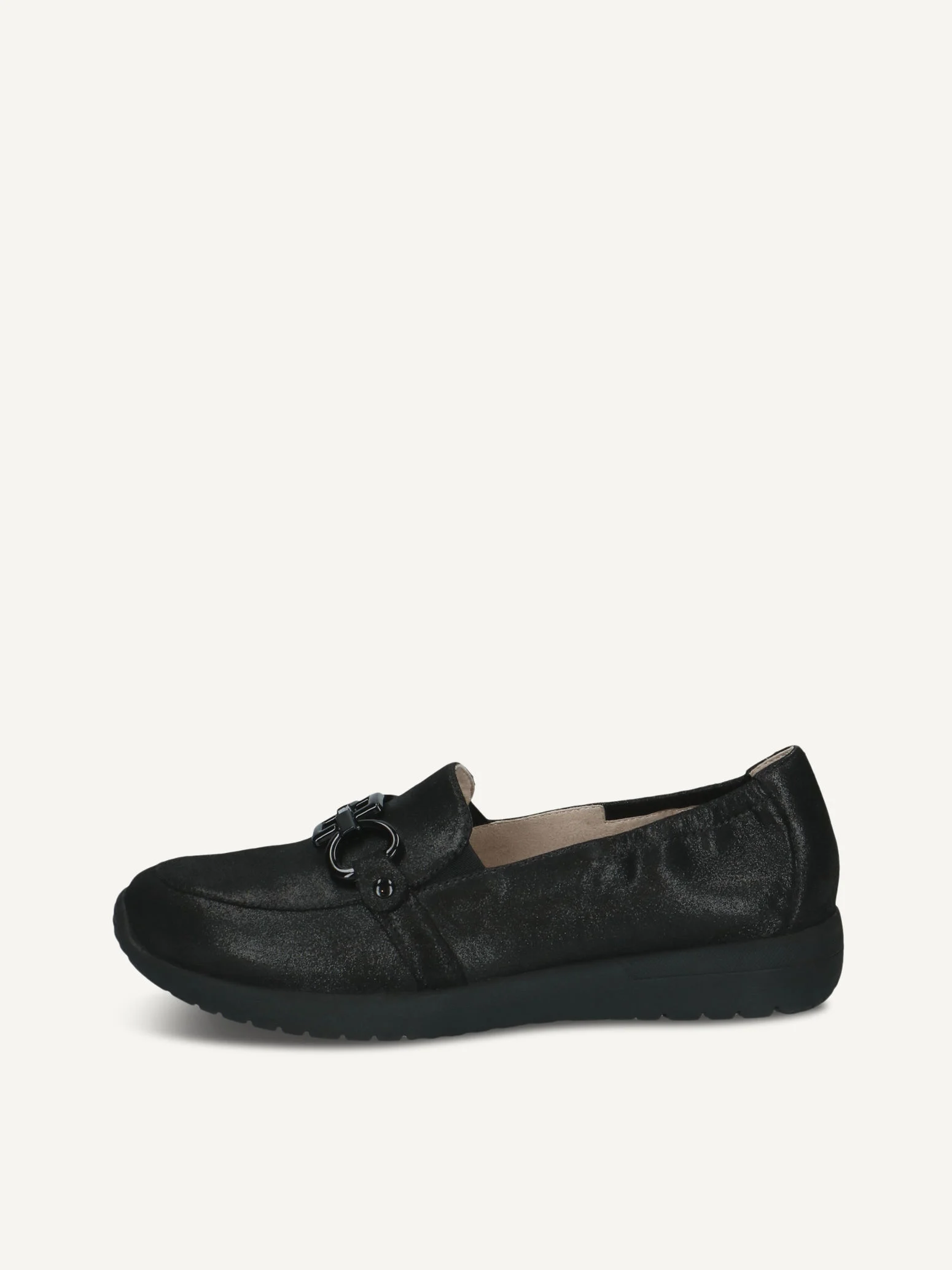CAPRICE Slipper, noir, en Cuir, P.37