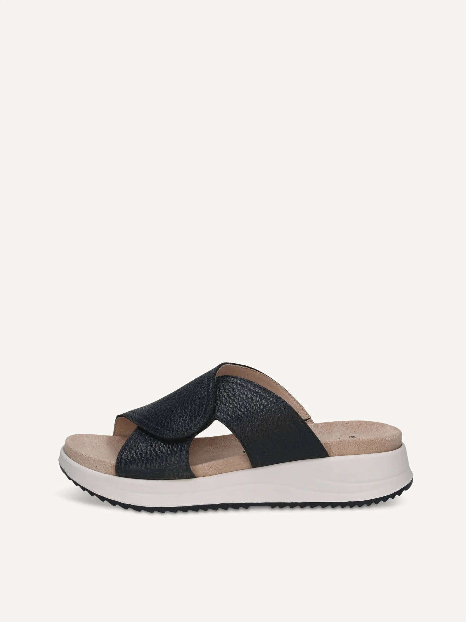 CAPRICE Mule, bleu, en Cuir sans talon, P.37