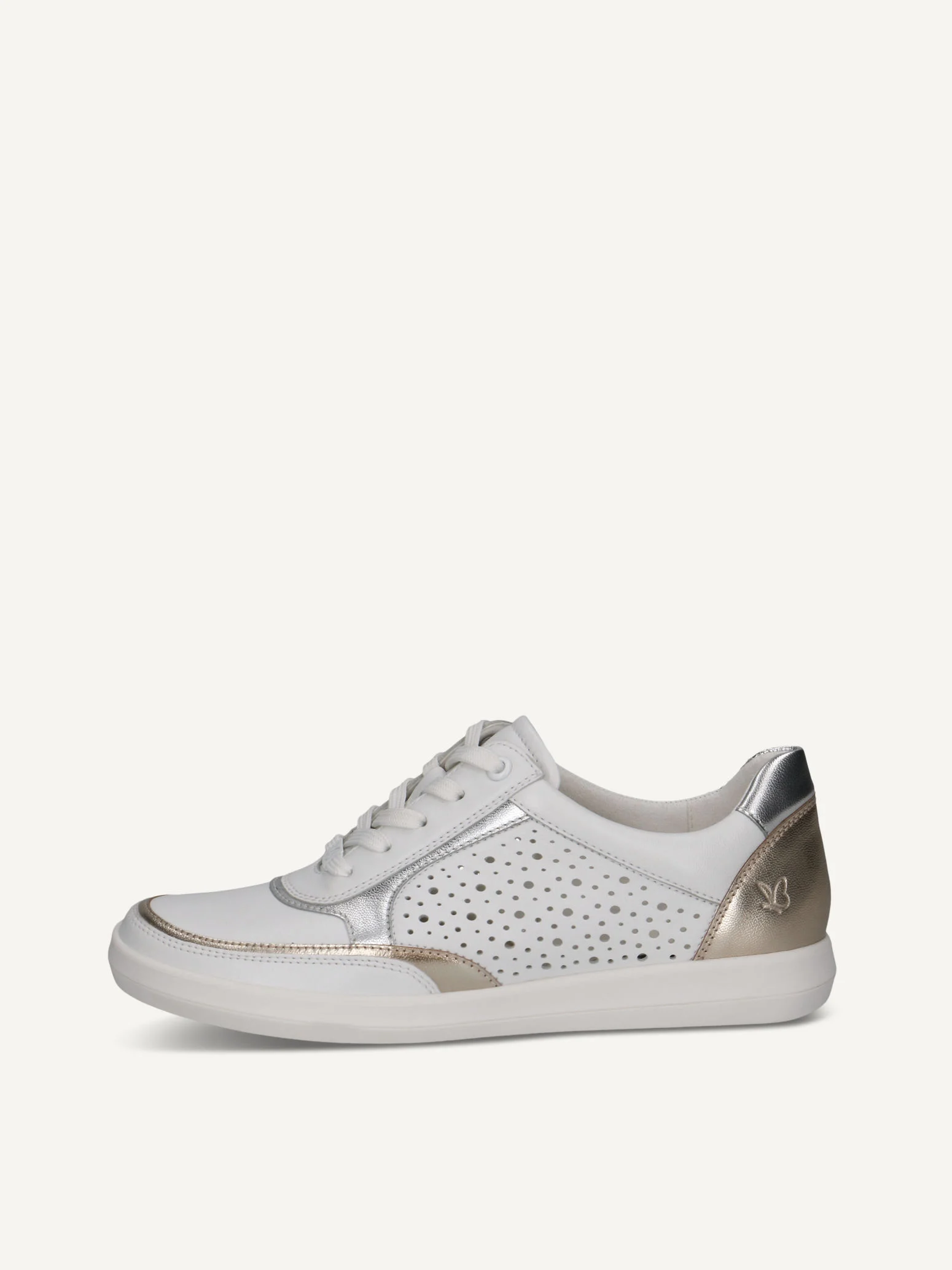 CAPRICE Basket, blanc, en Cuir, P.38