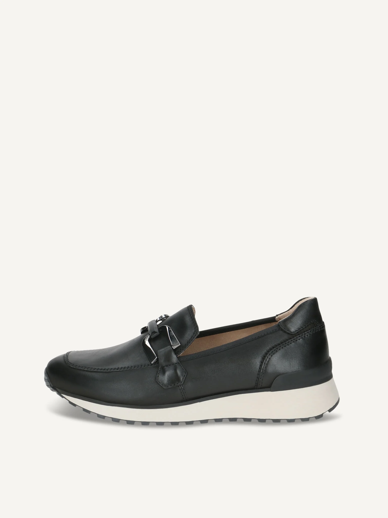 CAPRICE Slipper, noir, en Cuir, P.39