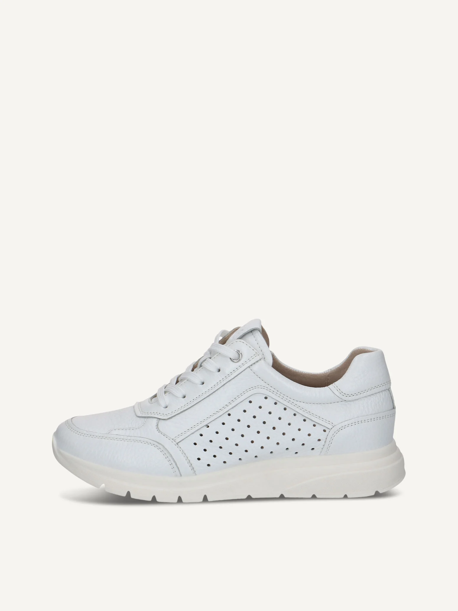 CAPRICE Basket, blanc, en Cuir, P.37