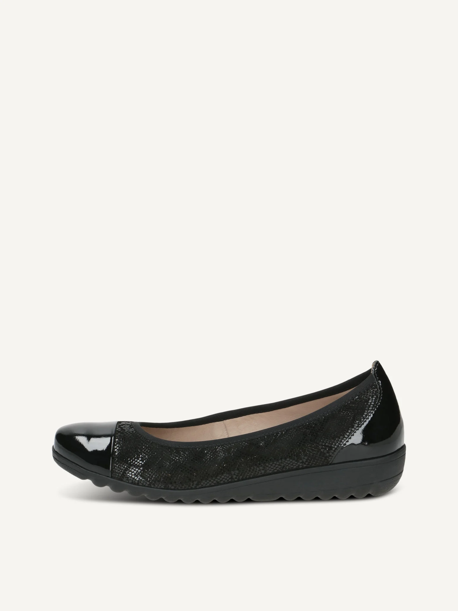 CAPRICE Ballerine, noir, en Cuir, P.38