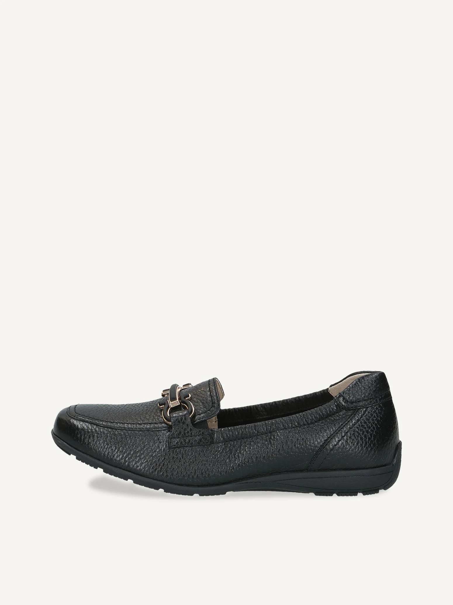CAPRICE Slipper, noir, en Cuir, P.39