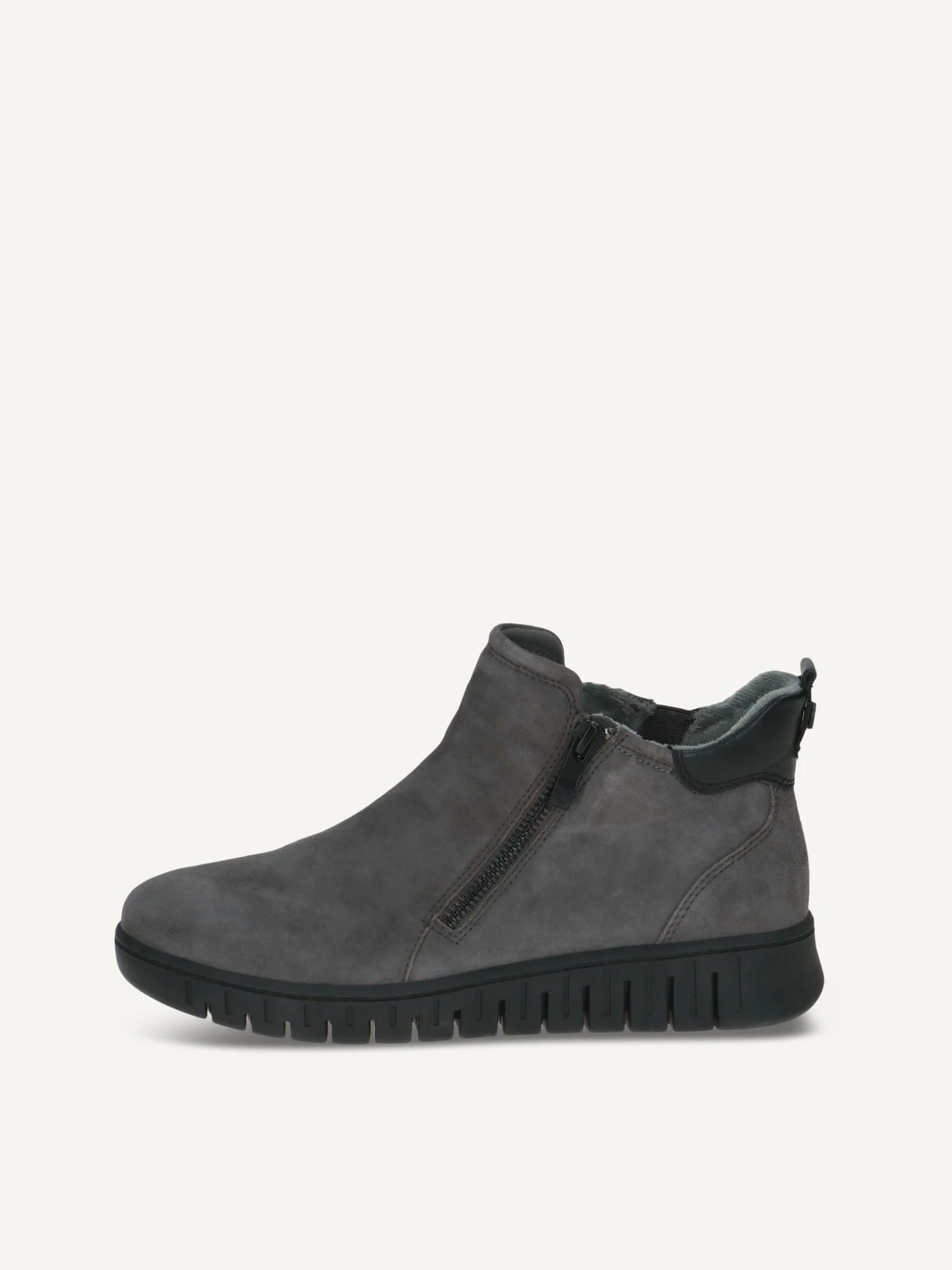 CAPRICE Bottine, gris, en Cuir sans talon, P.37