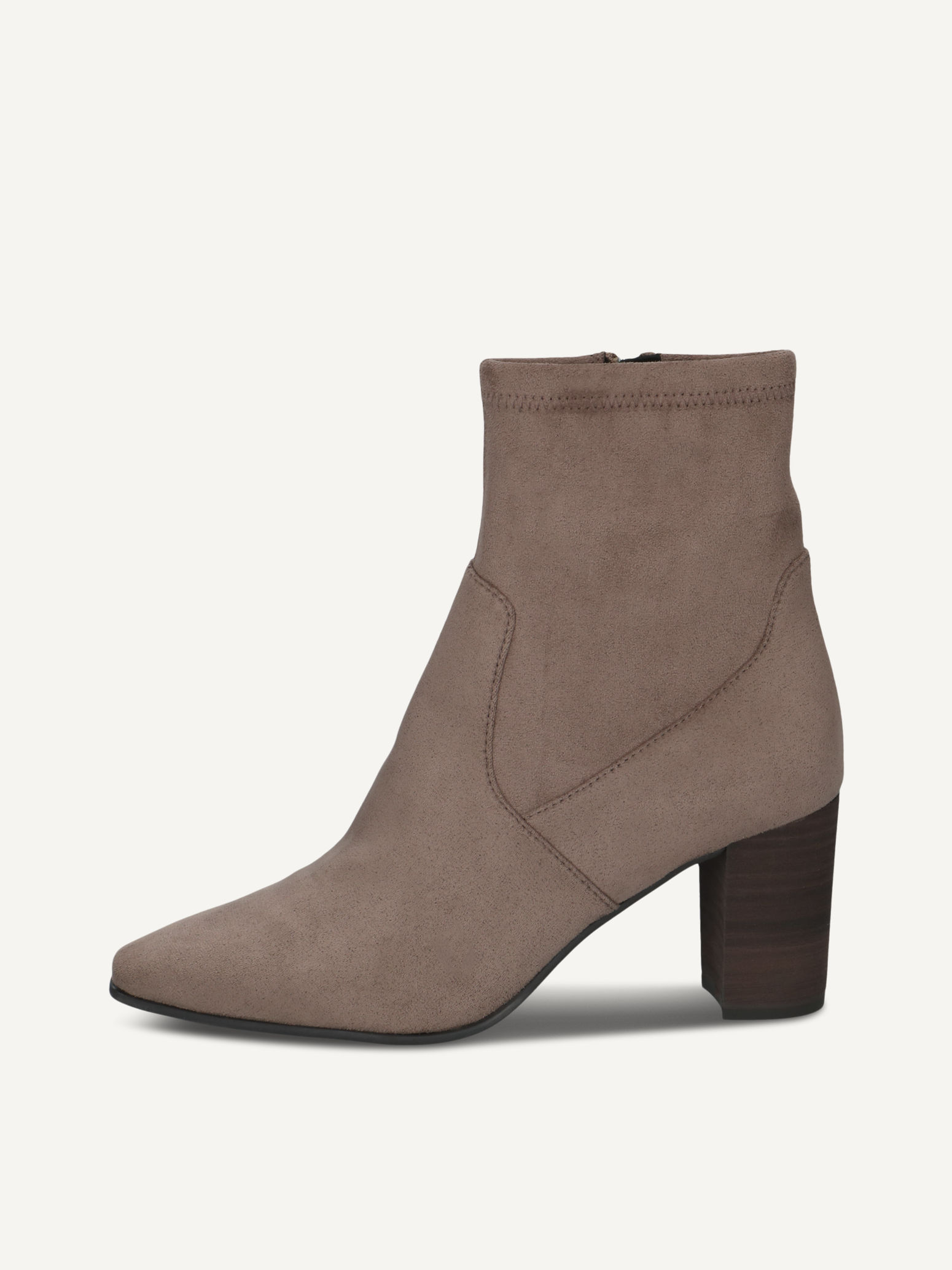 CAPRICE Bottine, marron, en Textile avec Talon bloc, P.37