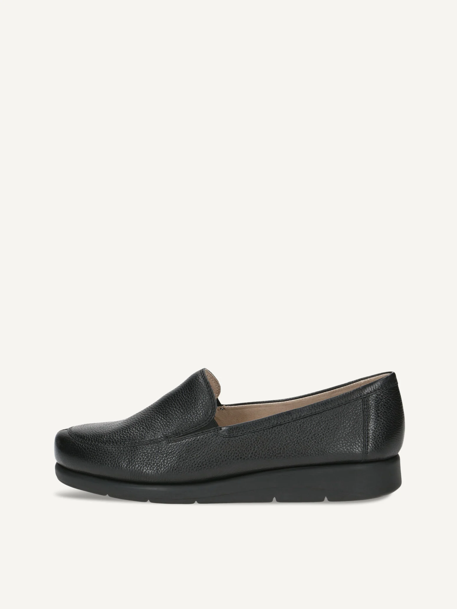 CAPRICE Slipper, noir, en Cuir, P.38