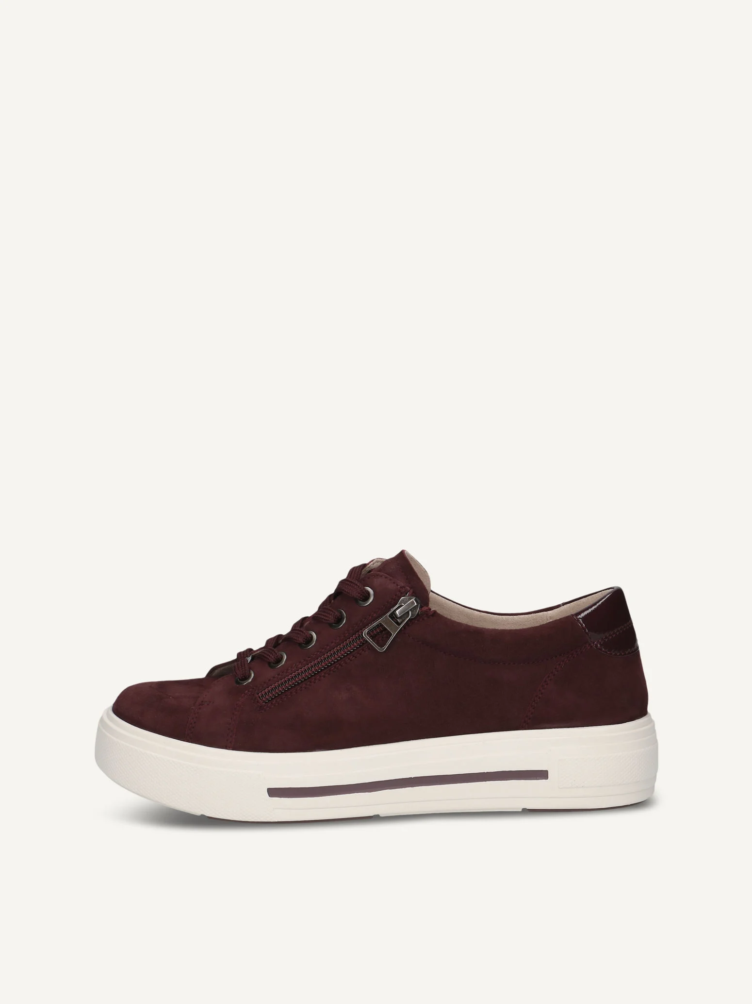 CAPRICE Basket, rouge, en Cuir, P.37.5