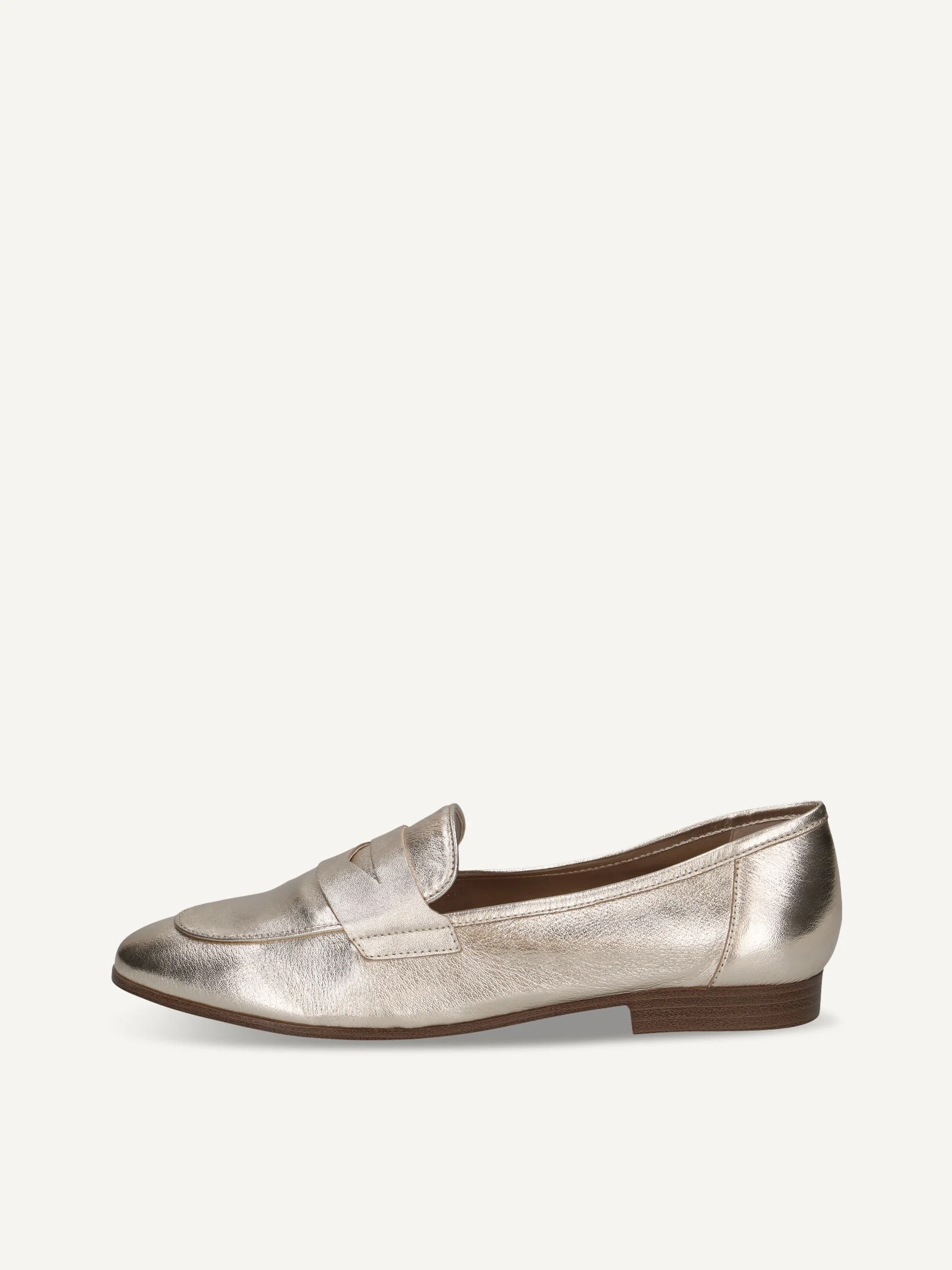 CAPRICE Slipper, doré, en Cuir, P.37