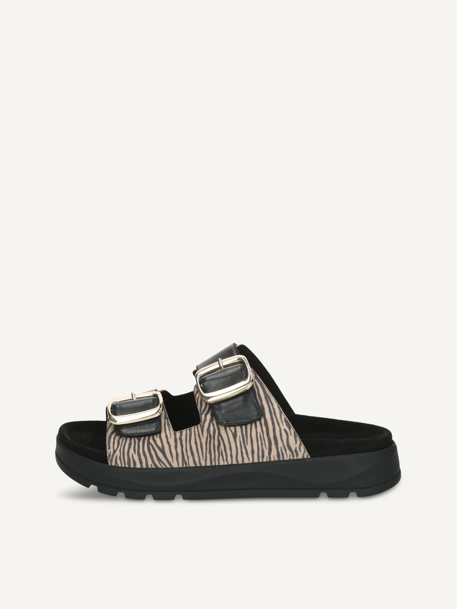 CAPRICE Mule, beige, en Cuir sans talon, P.39