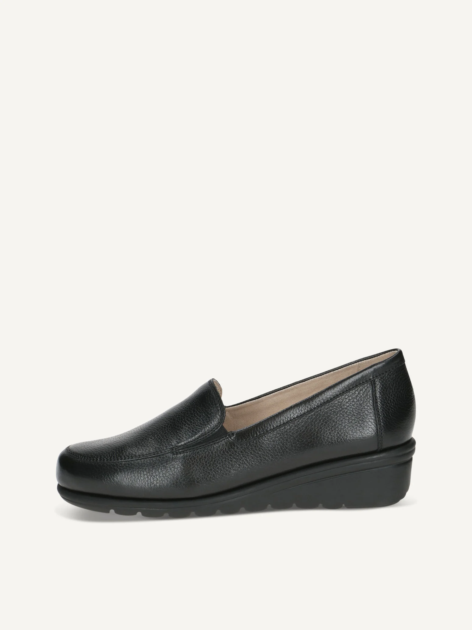 CAPRICE Slipper, noir, en Cuir, P.41