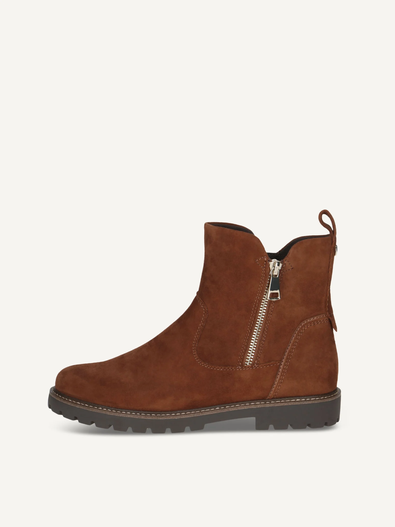 CAPRICE Bottine, marron, en Cuir sans talon, P.38