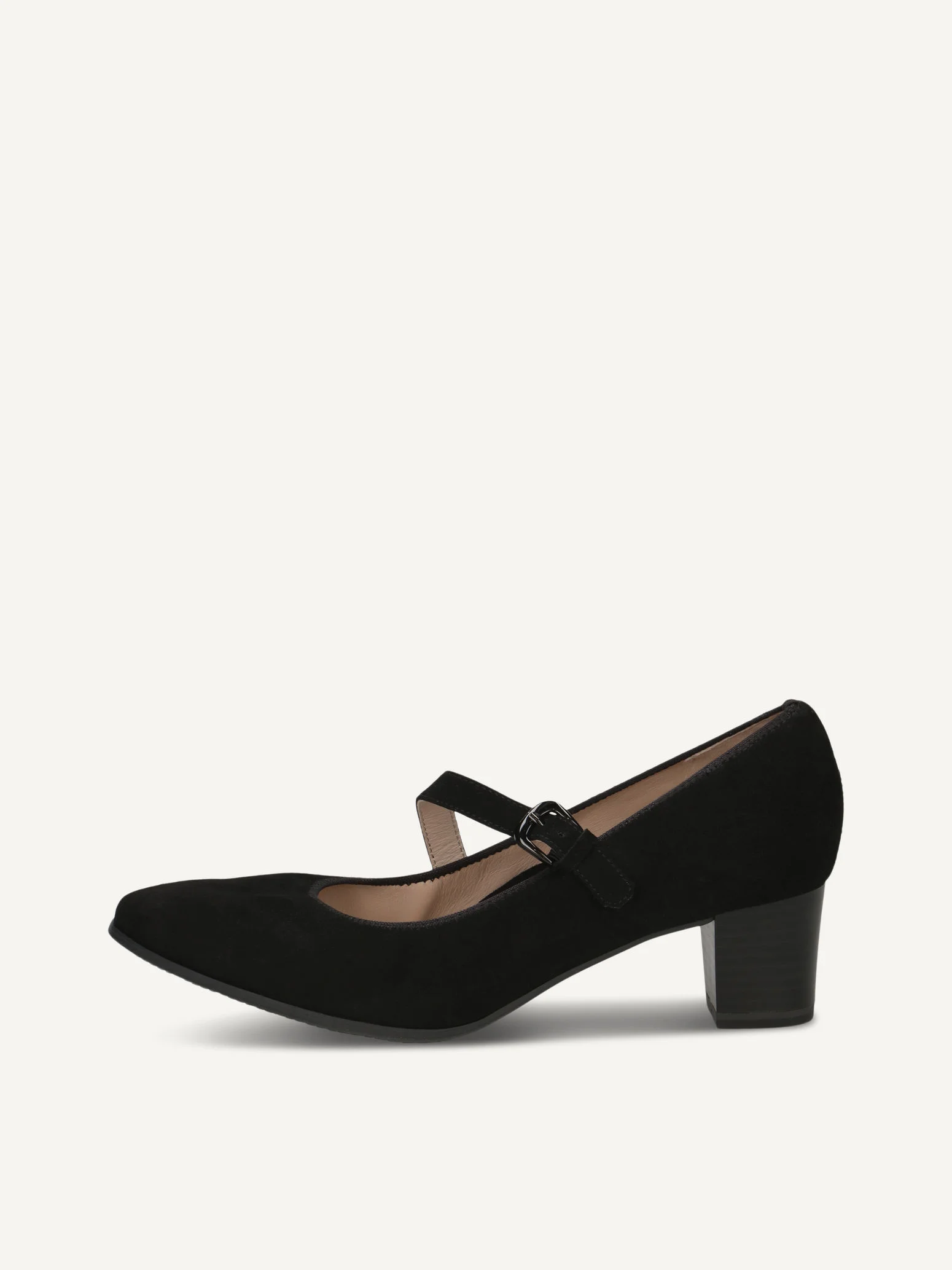 CAPRICE Escarpin, noir, en Cuir avec Talon bloc, P.37