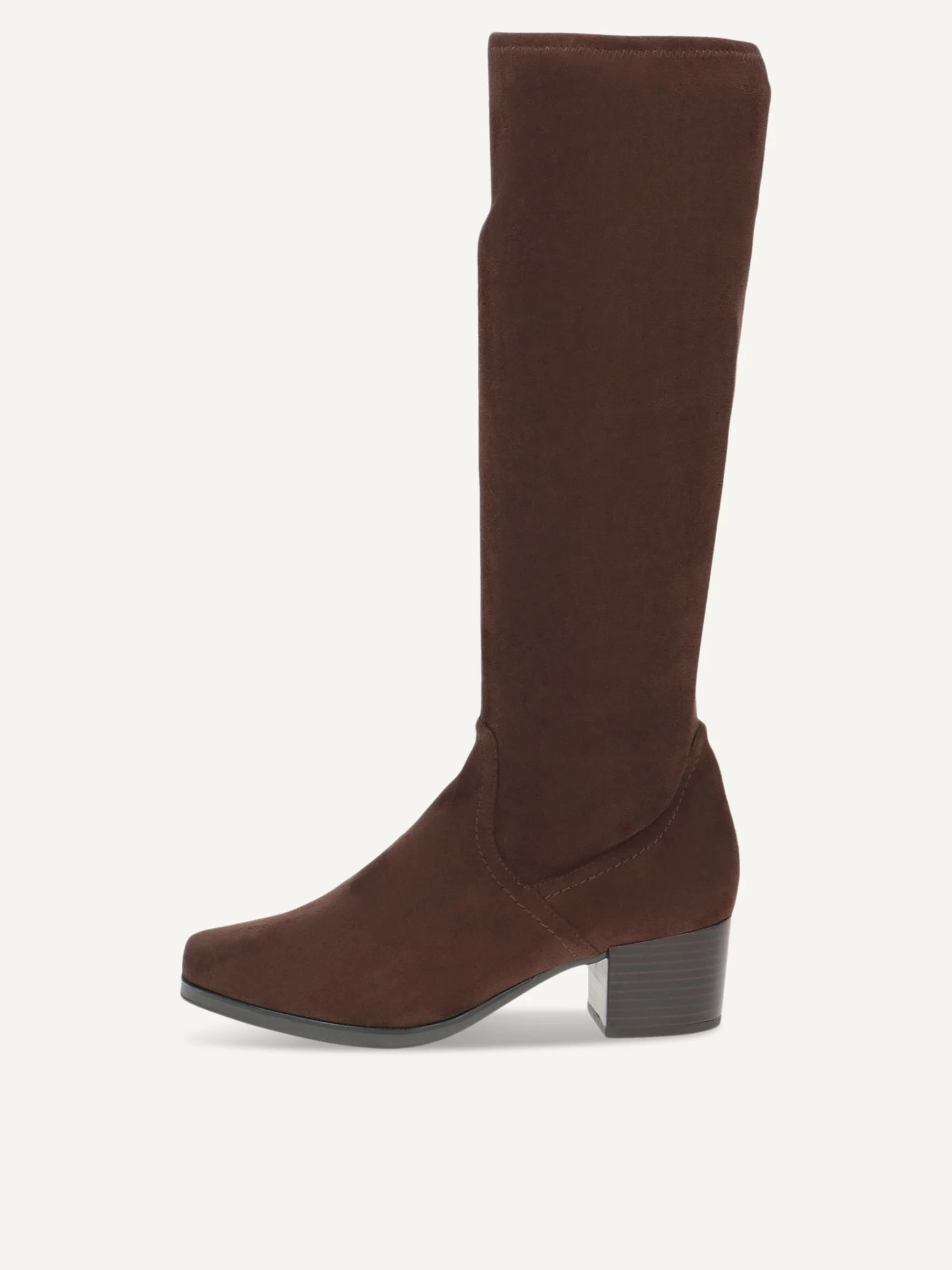 CAPRICE Bottes, marron, en Textile avec Talon bloc, P.36