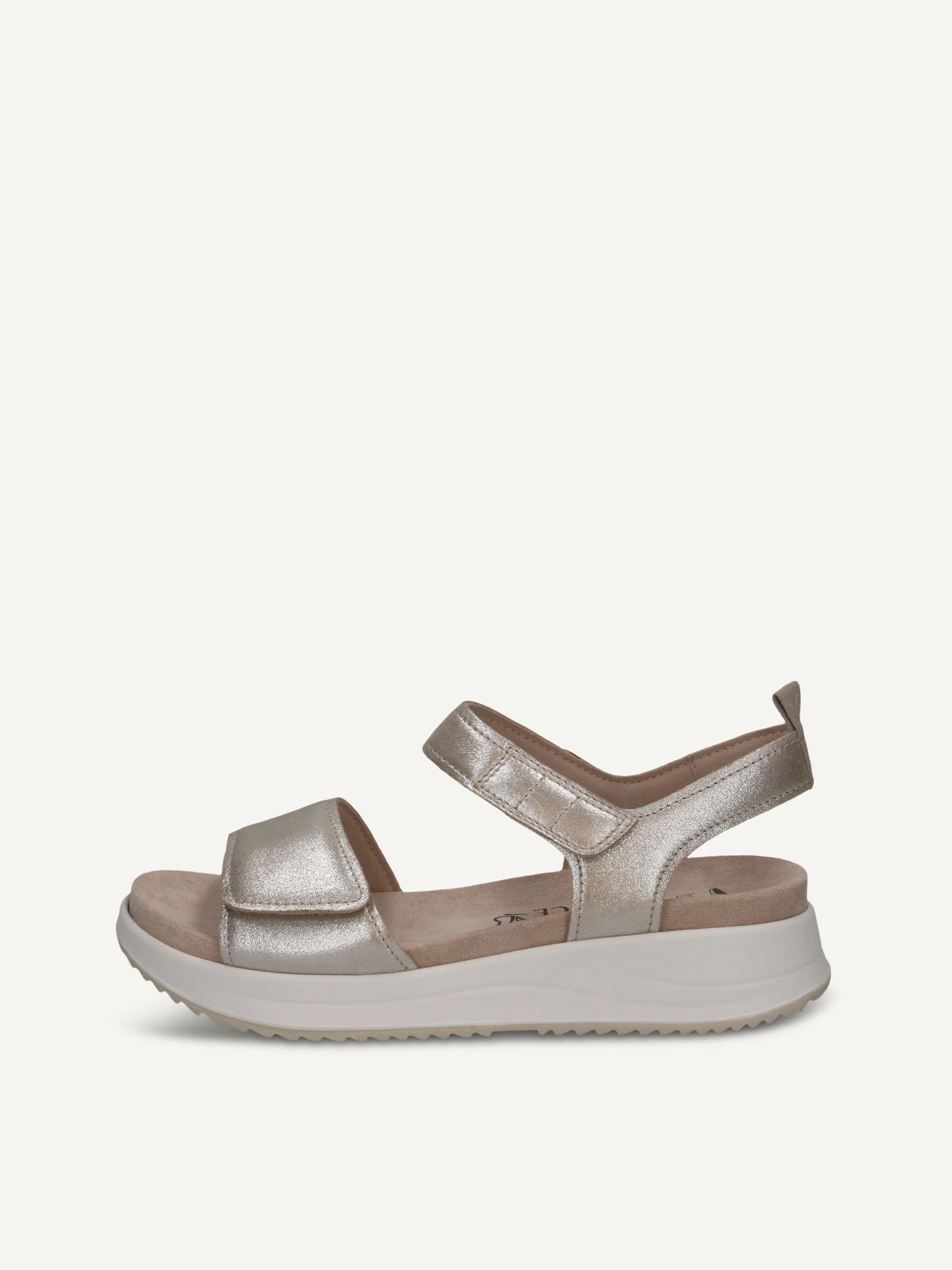 CAPRICE Sandale, marron, en Cuir sans talon, P.40