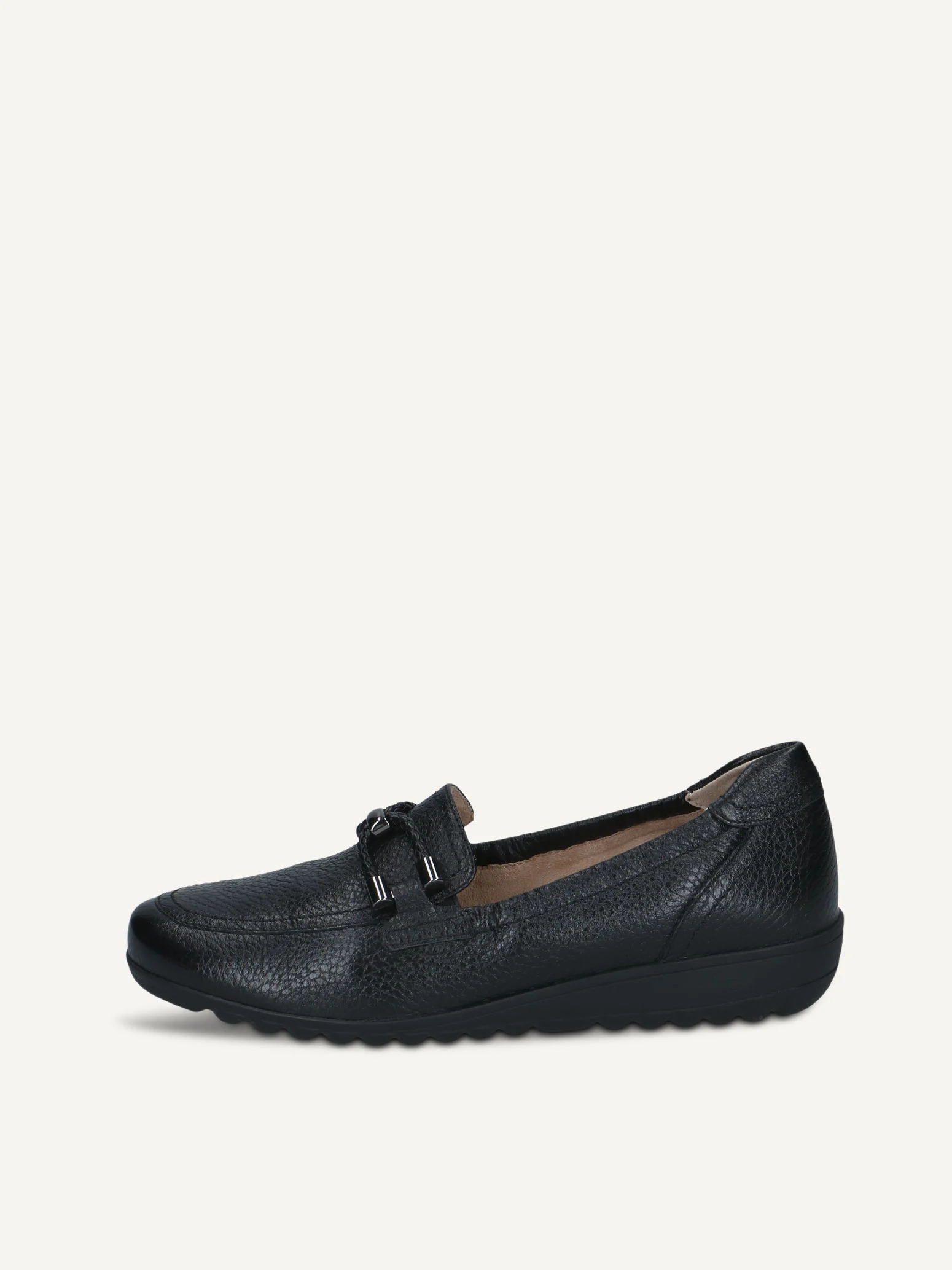 CAPRICE Slipper, noir, en Cuir, P.42