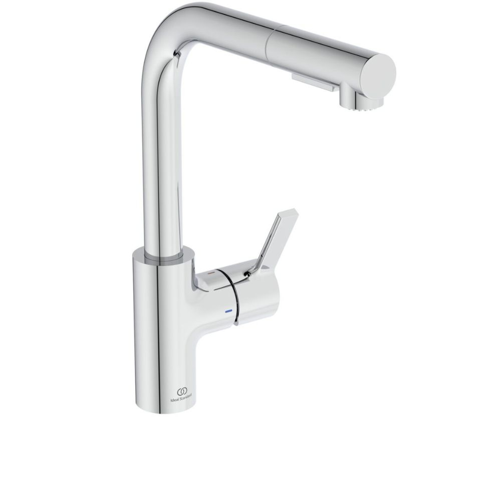 Robinet de cuisine IDEAL STANDARD Gusto douchette extractible chrome