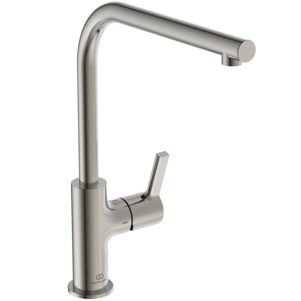 Robinet de cuisine IDEAL STANDARD Gusto gris orage + Microfibre