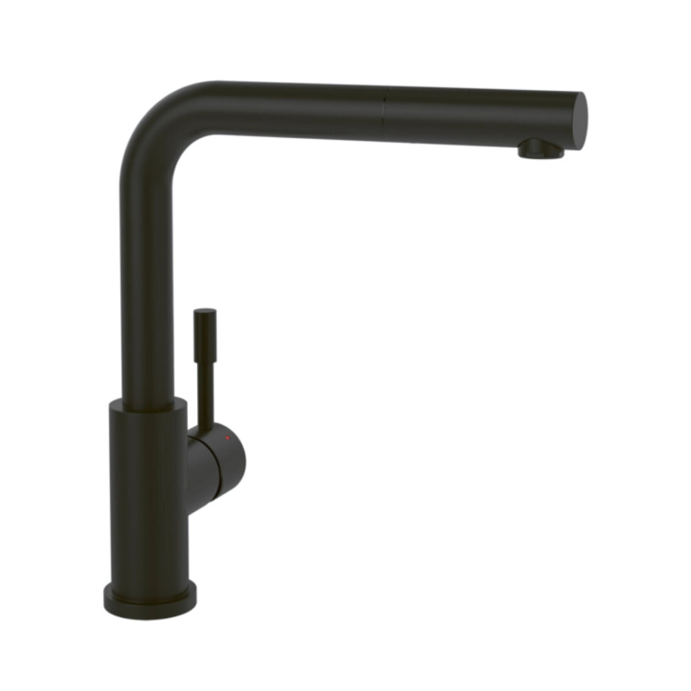 Robinet de cuisine avec douchette VILLEROY & BOCH Steel Shower Noir mat
