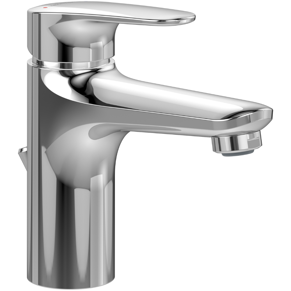 Mitigeur lavabo VILLEROY ET BOCH O.novo Start avec tirette chrome