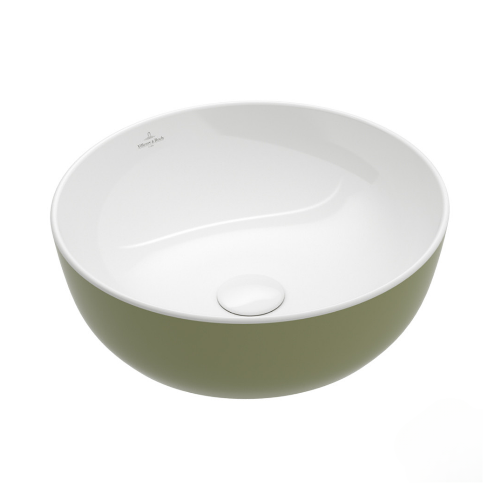 Vasque ronde à poser VILLEROY ET BOCH Artis Vert sauge