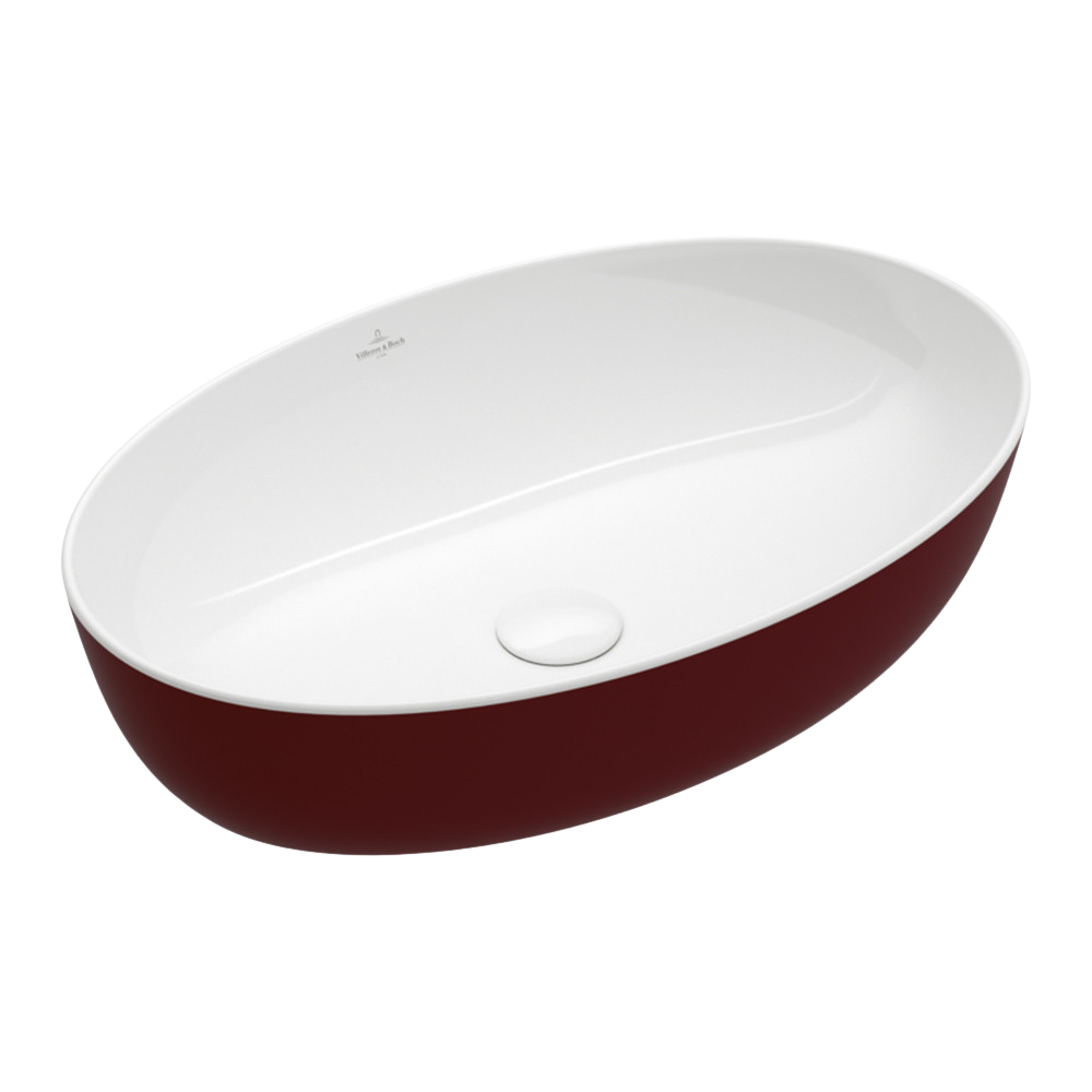 Vasque ovale à poser VILLEROY ET BOCH Artis Bordeaux