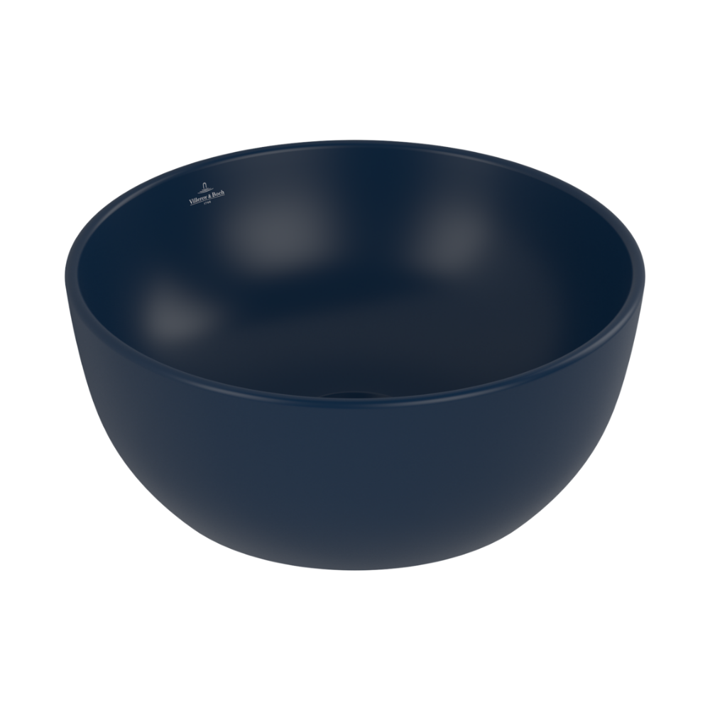 Vasque ronde à poser VILLEROY ET BOCH Artis 32,5cm Bleu Nightfall