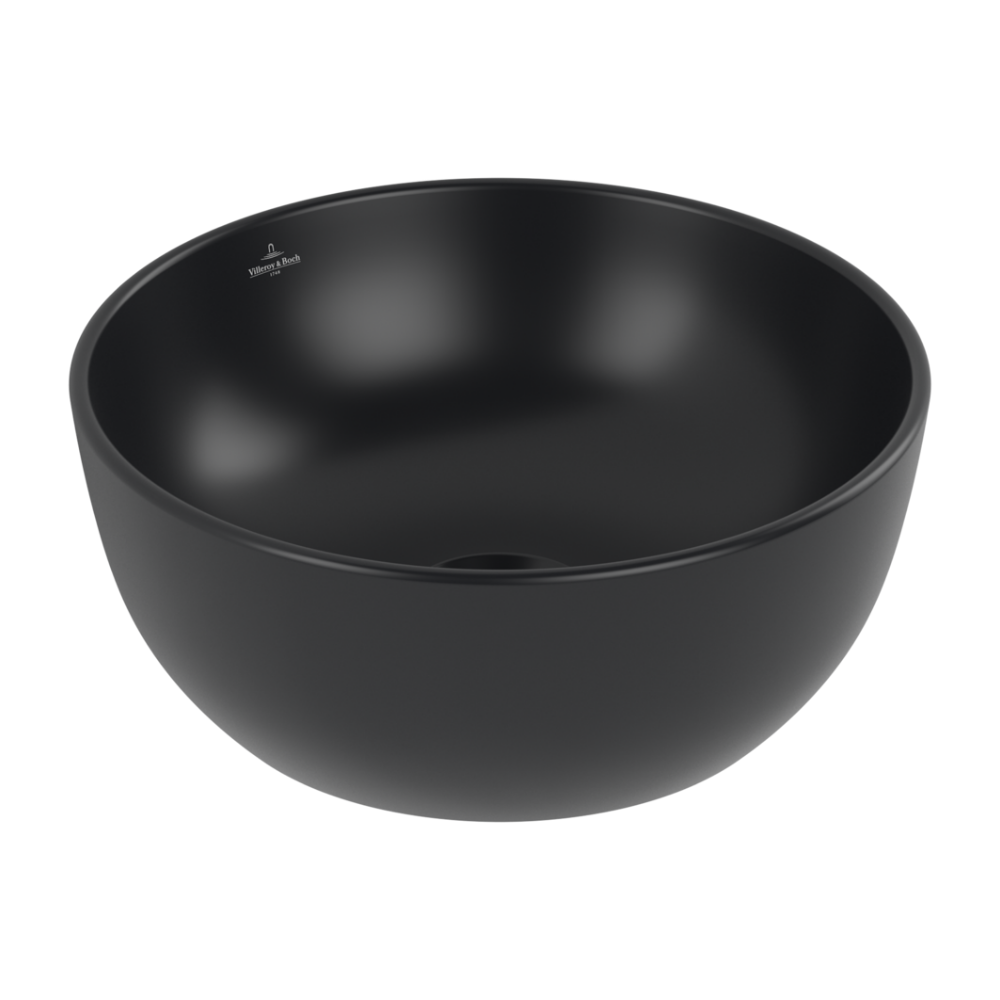 Vasque ronde à poser VILLEROY ET BOCH Artis 32,5cm Noir mat