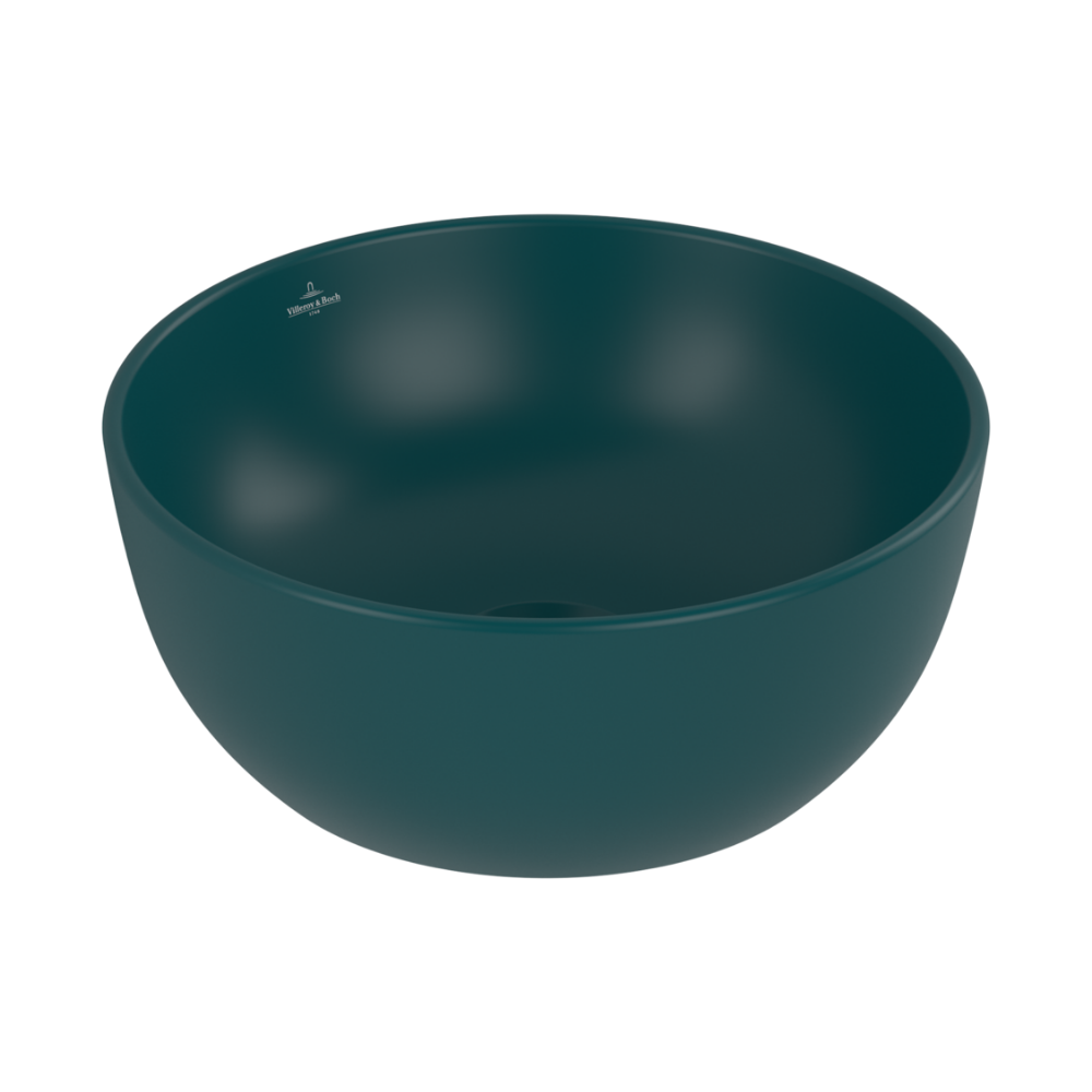 Vasque ronde à poser VILLEROY ET BOCH Artis 32,5cm Vert Teal