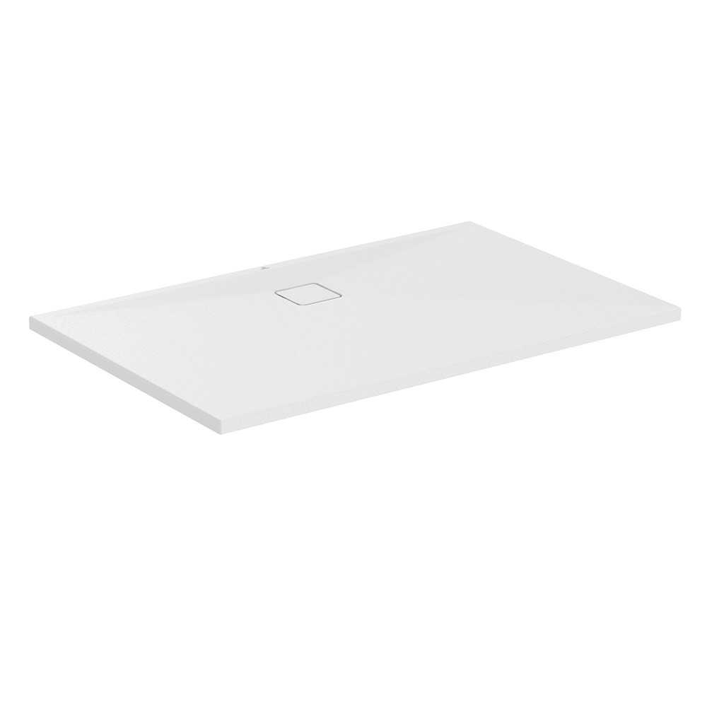 Receveur de douche antidérapant IDEAL STANDARD Ultra Flat Evo recoupable avec évacuation longueur 140 x 90