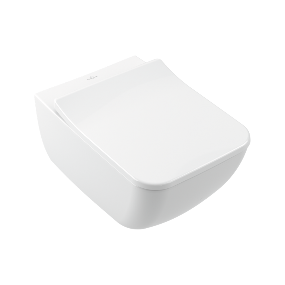 Cuvette WC suspendu sans bride VILLEROY & BOCH Venticello avec abattant frein de chute déclipable