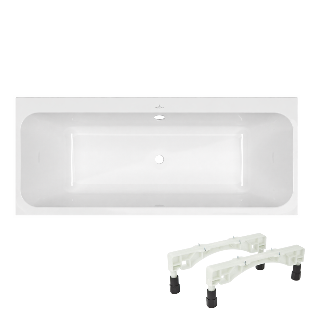 Baignoire droite 170 x 75 VILLEROY & BOCH Architectura avec pieds
