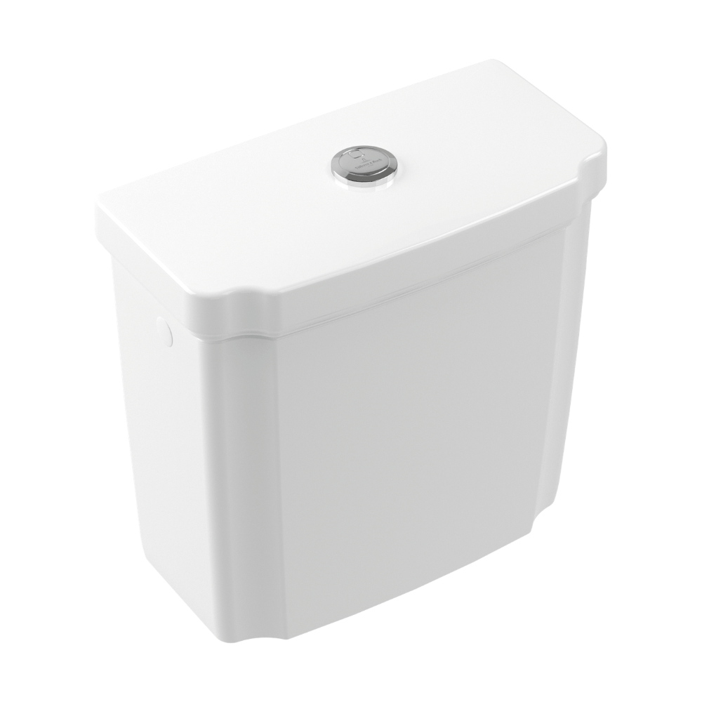 Réservoir WC avec 3/6L VILLEROY & BOCH Hommage blanc brillant