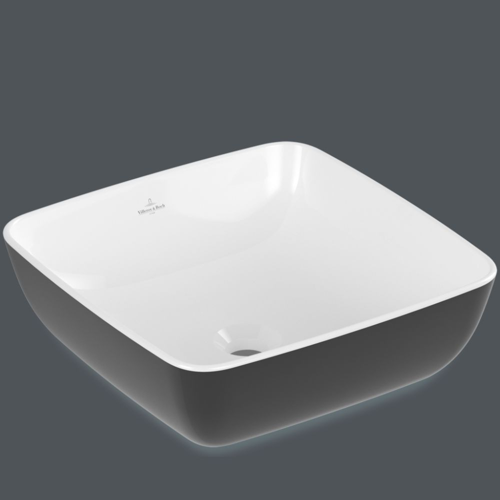 Vasque carree à poser VILLEROY ET BOCH Artis Coal Black