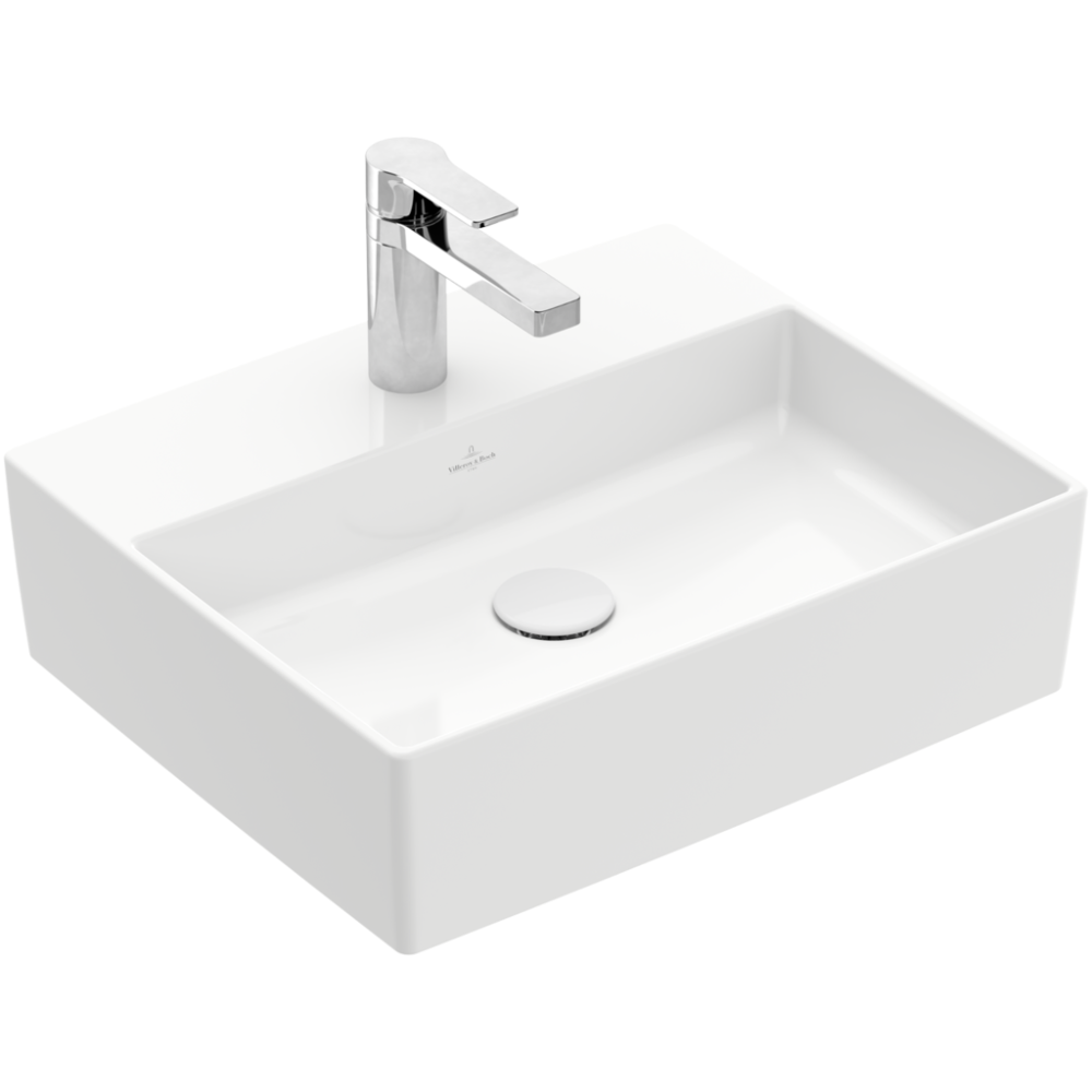 Vasque à poser VILLEROY ET BOCH Memento 2.0 blanc ceramicplus 50 x 42 cm