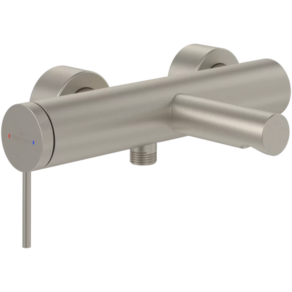 Mitigeur bain douche mécanique VILLEROY ET BOCH Loop & Friends nickel brossé
