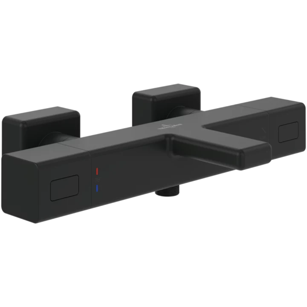 Mitigeur bain douche thermostatique VILLEROY ET BOCH Universal carré Noir mat