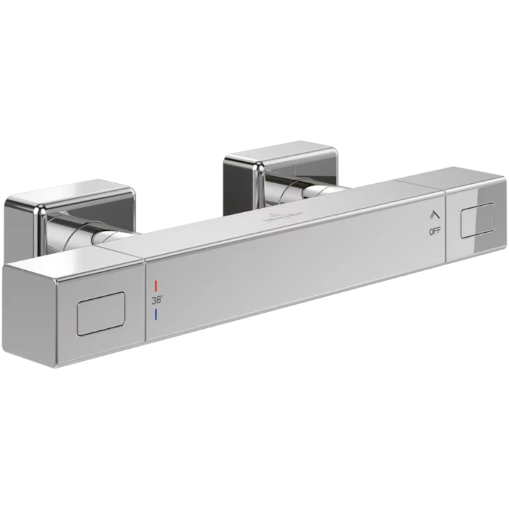 Mitigeur douche thermostatique VILLEROY ET BOCH Universal rectangle Chrome