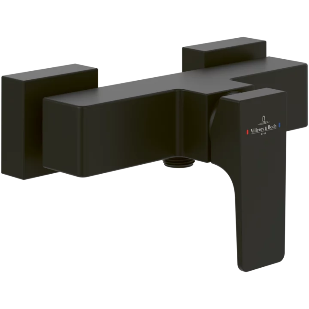 Mitigeur mécanique douche VILLEROY ET BOCH Architectura Square Noir mat