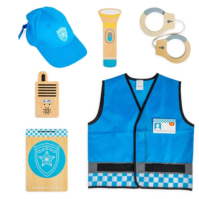 Jouets Bigjigs, Costumes Et Accessoires De Police, Adaptés Aux ges Dès 3 Ans